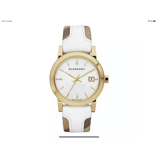 นาฬิกา BUBERRY WOMENS BU9110 LARGE CHECK SWISS QUARTZ พร้อมกล่อง (ใหม่)