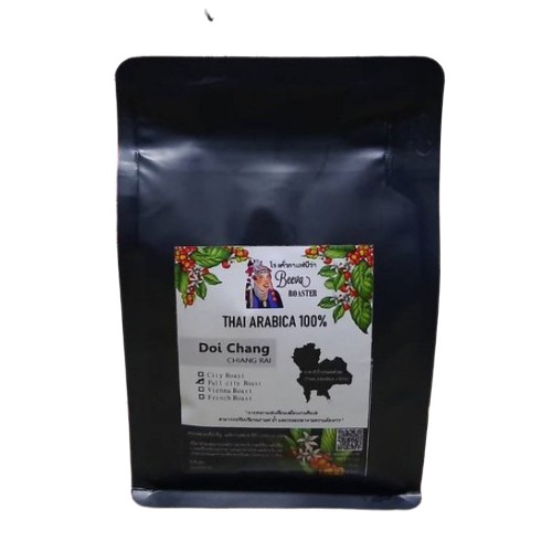 เมล็ดกาแฟคั่วบดดอยช้าง ชนิดคั่วเข้ม (Vienna Roast)