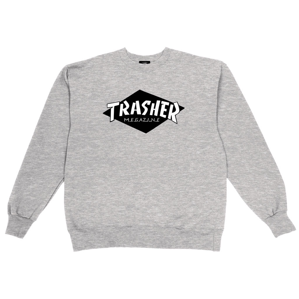 TRASHER Thrasherถังขยะcrewneck - สีเทา