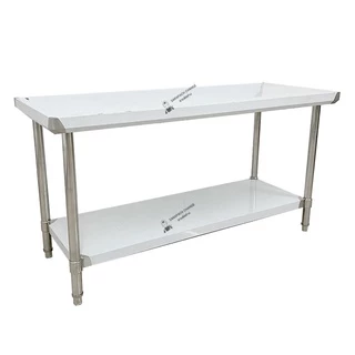 โต๊ะสแตนเลส 150x70x80cm เกรด304/201 Stainless Steel Table // TB150-70-ST265