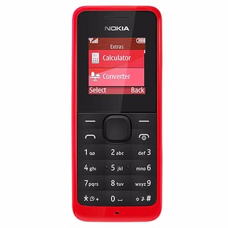 โทรศัพท์มือถือโนเกีย ปุ่มกด NOKIA  105  (สีแดง) 3G/4G รุ่นใหม่ 2020