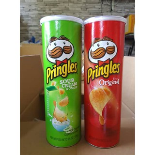 🤩ค่าส่งถูกแถมส่งเร็ว 🇺🇸Pringles พริงเกิล🇺🇸 ของแท้จากอเมริกา 147 กรัม