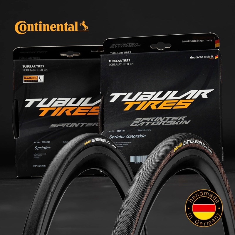 ยางฮาร์ฟ Continental  Sprinter, Sprinter Gatorskin และ Competition (Tubular) Made in Germany