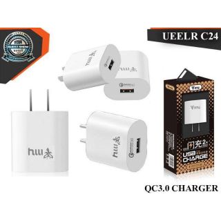 C24 QC 3.0 USB CHARGER หัวชาร์จ ชาร์จไว ผลิตจากวัสดุคุณภาพสูง ปลอดภัย ชาร์จเร็ว ของแท้