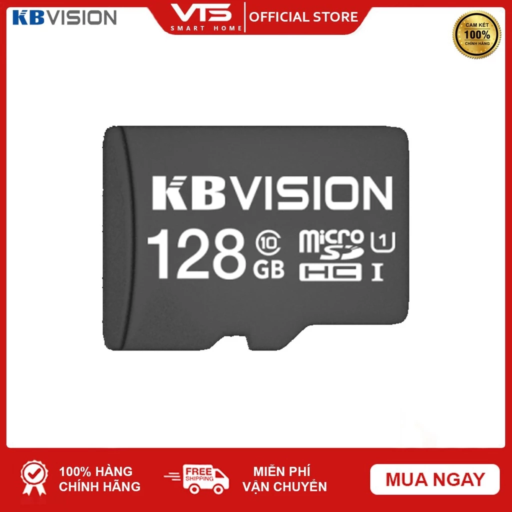 MicroSD Card KBVISION 128GB Class 10 สำหรับกล้อง thumbnail 4