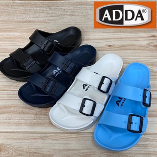 ADDA  54R01 รองเท้าแตะสวม 2ตอน (4-10) สีขาว/ดำ/ฟ้า/กรม