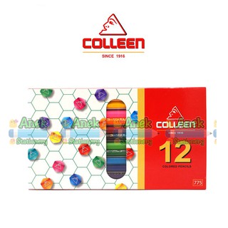 สีไม้ Colleen 12แท่ง12สี#775(แท่งเหลี่ยม)