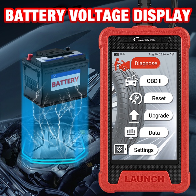 LAUNCH X431 CRE200 เครื่องมือวินิจฉัยยานยนต์สําหรับ ABS ถุงลมนิรภัย SRS ระบบอายุการใช้งานฟรี PK เปิด