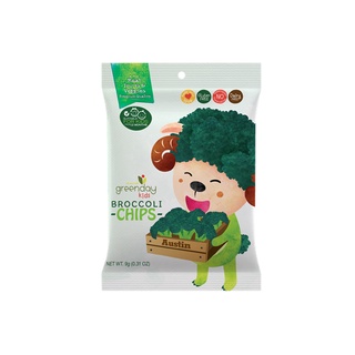 Greenday Kids Broccoli Chips กรีนเดย์คิดส์บร็อคโคลีกรอบ  9 กรัม