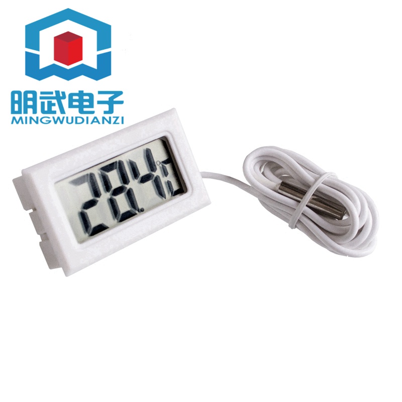 เครื่องวัดอุณหภูมิดิจิทัลอิเล็กทรอนิกส์ พร้อมโพรบเซนเซอร์ FY-10 FY-11 FY-12