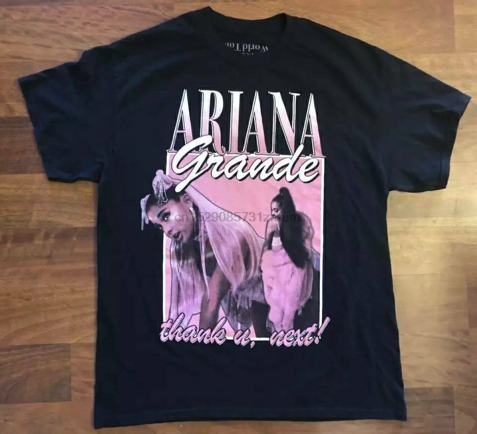 เสื้อยืด พิมพ์ลาย Ariana Grande Thank U Next Sweetener World Tour สําหรับผู้ชาย