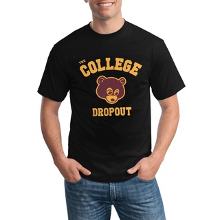 เสื้อยืด พิมพ์ลายกราฟิก Kanye West The College Dropout สไตล์ฮิปฮอป สําหรับผู้ชายS-5XL