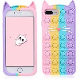 ป๊อปอิท Pop It เคส-OPPO A55 A16 A54 A3s A5s A7 A11k A12 A12e A15 A15s A32 A33 A53 A73 A74 5G A93 A94 A5 2020 A9 2020 F9 Pro Reno 5F Reno4 Lite Reno 4F Case เคสโทรศัพท์ป๊อปบับเบิ้ลบรรเทาความเครียด