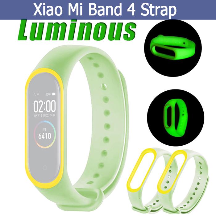 สายนาฬิกาข้อมือซิลิโคนสำหรับ Xiaomi Mi Band 4