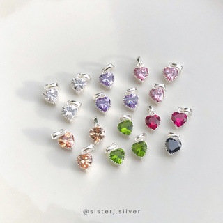 Sister J. warm heart pendant จี้หัวใจ จี้เงินแท้ (เฉพาะจี้) /silver925