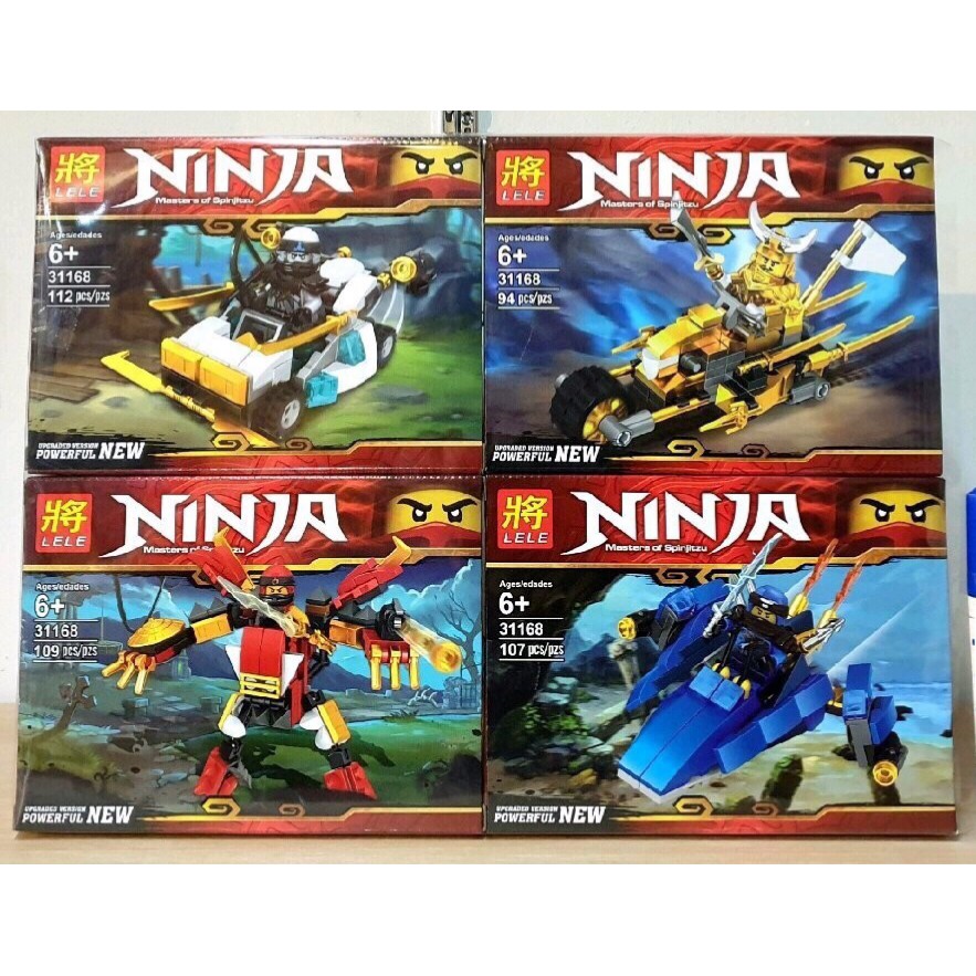 เลโก้ LELE31168 ชุดนินจา 4in1 จำนวน 4 กล่อง