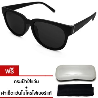 VINTEGE GLASSES Newstyle Glasses แว่นกันแดดทรงวินเทจ รุ่น PF-333 - SuperBlack