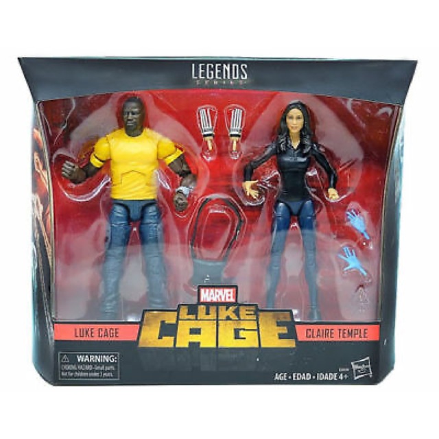 SALE ลดราคา Hasbro Marvel legends luke cage and claire temple มาเวล avengers netflix ลุคเคจ