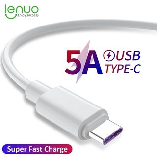 Lenuo สายชาร์จเร็ว USB Type C 5A 0.25 ม. 0.5 ม. 1 ม. 1.5 ม. 2 ม.