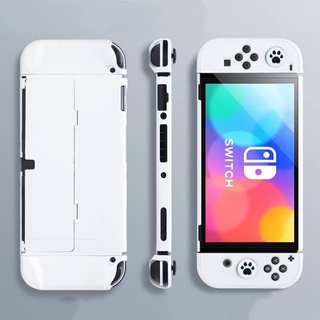 Nintendo Switch OLED Protective Hard Case Joy Con Controller Case Housing 5-piece Full Cover Shell For NS OLED Accessories