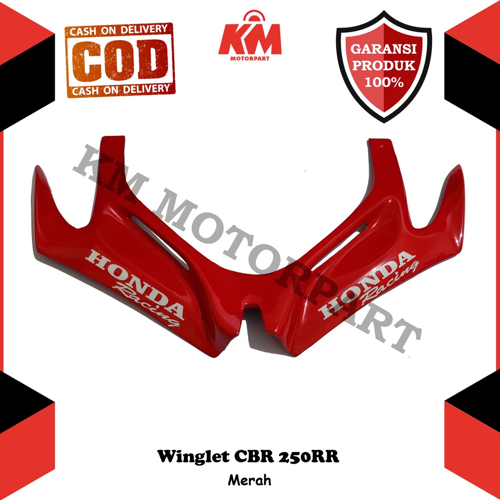 Winglet CBR250RR เคฟล่า Honda CBR 250 RR