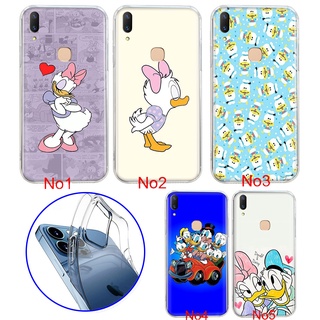 314no เคสโทรศัพท์มือถือแบบนิ่ม ลายโดนัลด์ และเดซี่ เป็ด สําหรับ VIVO Y22s Y16 Y02 Y01 Y02S V25 V25E X80 Pro