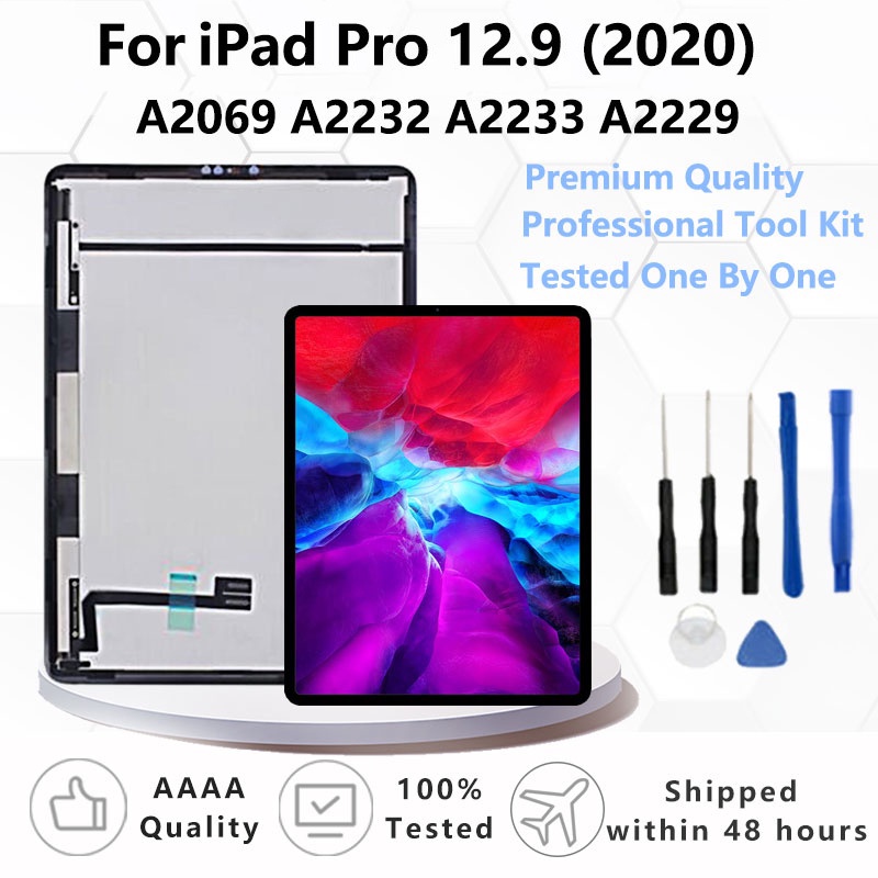 ใหม่ LCD สําหรับ iPad Pro 3 12.9 4th Gen 2020 A2229 A2069 A2232 A2233 จอแสดงผล Touch Screen Digitize