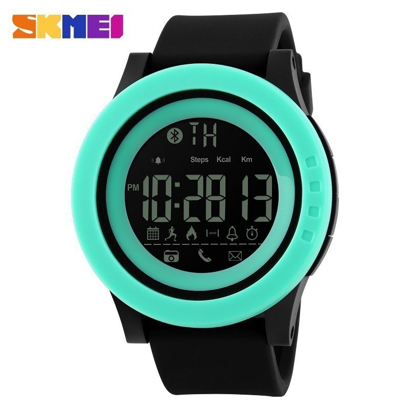 100% orignal SKMEI 1255 Bluetooth Sports Smart Watch for Digital Wristwatches Message Watches Connect the phone