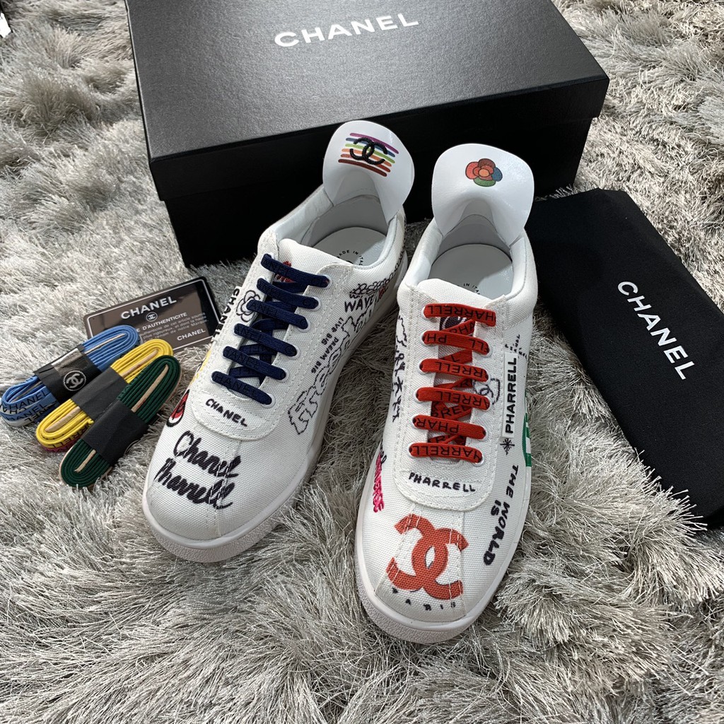 chanel x pharrell capsule collection sneakers