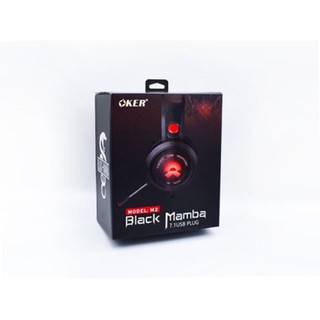 Oker Headset usb 7.1 M2 รุ่น Black Mamba