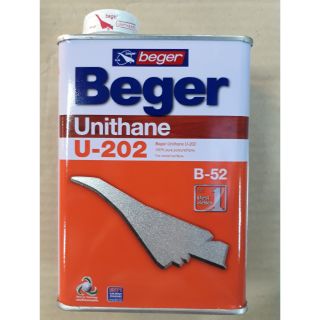 Unithane u -202 B-52 BEGER ขนาด 1/4 แกลลอน 0.946 ลิตร สำหรับเคลือบผิวไม้ทุกชนิด