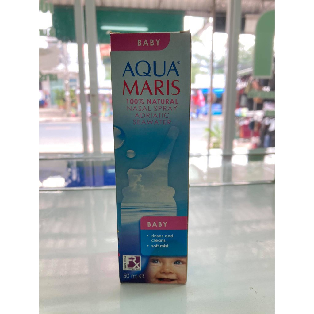 Aqua Maris Baby Nasal Spray สเปรย์พ่นจมูกสำหรับเด็กอ่อน ขนาดบรรจุ 50 มล