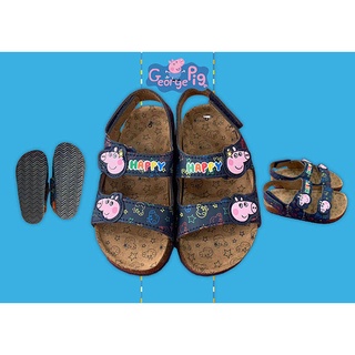 ✅ [UK9] Peppa Pig Navy George Sandals รองเท้ารัดส้น เปปป้า พิก จอร์จ