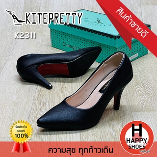 🚚ส่งเร็ว🚛ส่งด่วนจ้า ✨มาใหม่จ้า😆รองเท้าส้นสูงหญิง KITEPRETTY รุ่น K2311 ส้น 3.5 นิ้ว The charm is you สวย สวมใส่สบาย ทรง