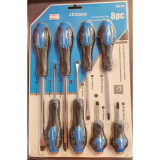 ชุดไขควงตอก 8 ชิ้น/ชุด รุ่น Z002108 Zinsano / Screwdriver Set  8 pc