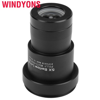 Windyons Green Film Barlow Lens 1.25in 5X with T2 Mount M35 Astronomical Telescope Parts