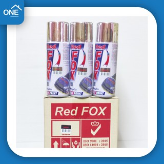 [ยกโหล] สีสเปรย์ Red Fox ยกลัง สีสเปรย์ RedFox สีพิเศษ - 12 กระป๋อง