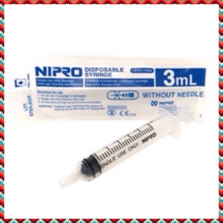 (10 อัน) Syringe Nipro ไซริงค์ นิโปร 3ml