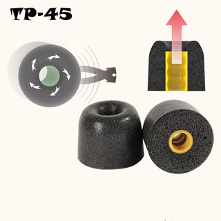 3Pairs/Set TP-45 4.5-6.5mm Sponge spiral ear cap Comply Memory Isolating foam eartips Noise For In Ear Earphone Earphone Accessories for shure SE846 SE535 SE215