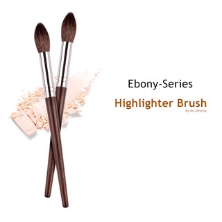 Mydestiny Ebony แปรงแต่งหน้า แปรงไฮไลท์ ขนแพะ