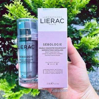 Lierac Sebologie Serum Double Concentrate 30ml.(2x15 ml.)เซรั่มช่วยซ่อมแซมและลดการเกิดสิว