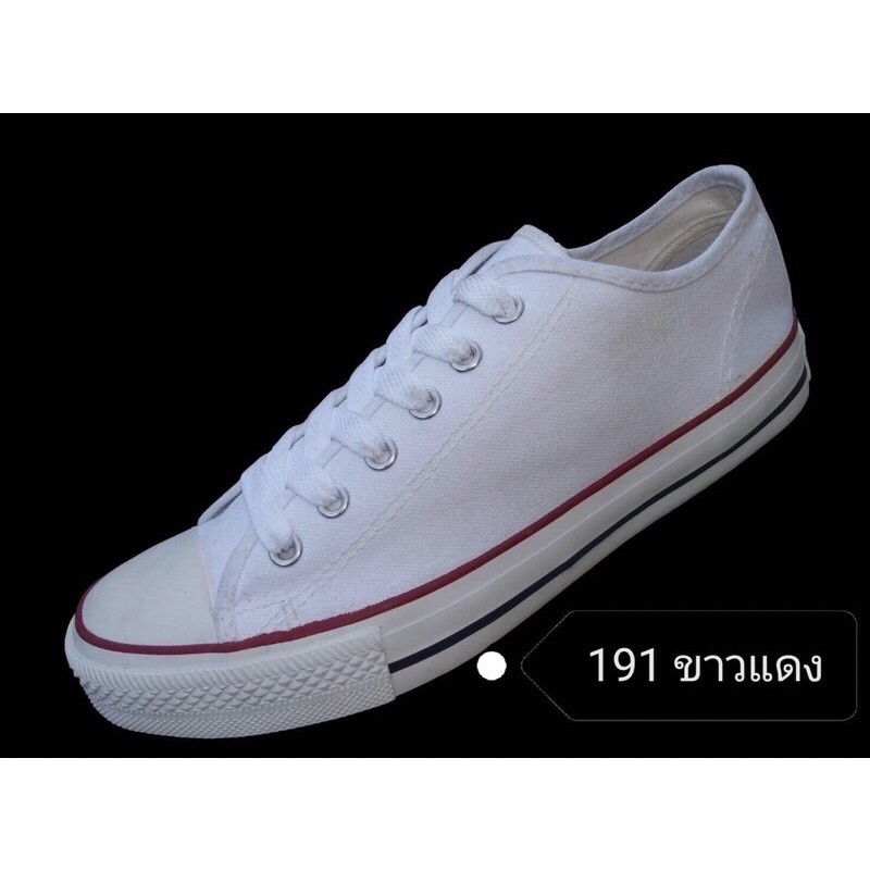 รองเท้าผ้าใบ มาแชร์ 🔺รุ่น 191🔺ทรง Converse รองเท้ามาแชร์ราคาโรงงาน สิ้นค้าจากโรงงาน