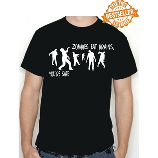 เสื้อยืดผ้าฝ้าย พิมพ์ลาย ZOMBIES Walking Dead S-X DHnlee56OIlaan25 สําหรับวันเกิดสามารถปรับแต่งได้