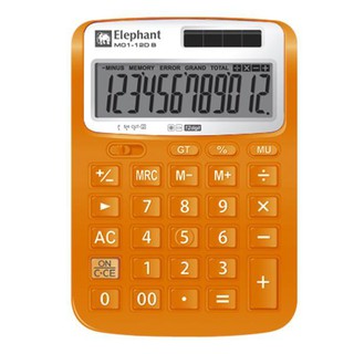 ELEPHANT Calculator เครื่องคิดเลข ตราช้าง M01-12D ( รับประกัน 1 ปี )