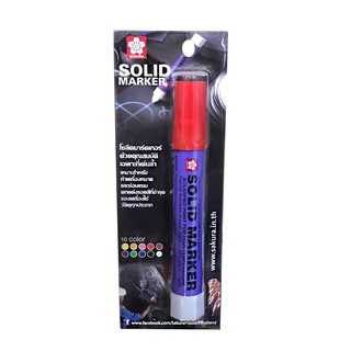 SOLID MARKER RED ปากกาโซลิคมาร์คเกอร์ สีแดง ปากกาและปากกาเคมี อุปกรณ์เครื่องเขียน ผลิตภัณฑ์และของใช้ภายในบ้าน SOLID MARK