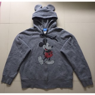 เสื้อแขนยาวมีหมวก disney ลายมิกกี้เมาส์ ของแท้