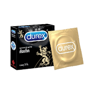 Durex ดูเร็กซ์ ถุงยางอนามัย คิงเท็ค 3 ชิ้น 1 กล่อง