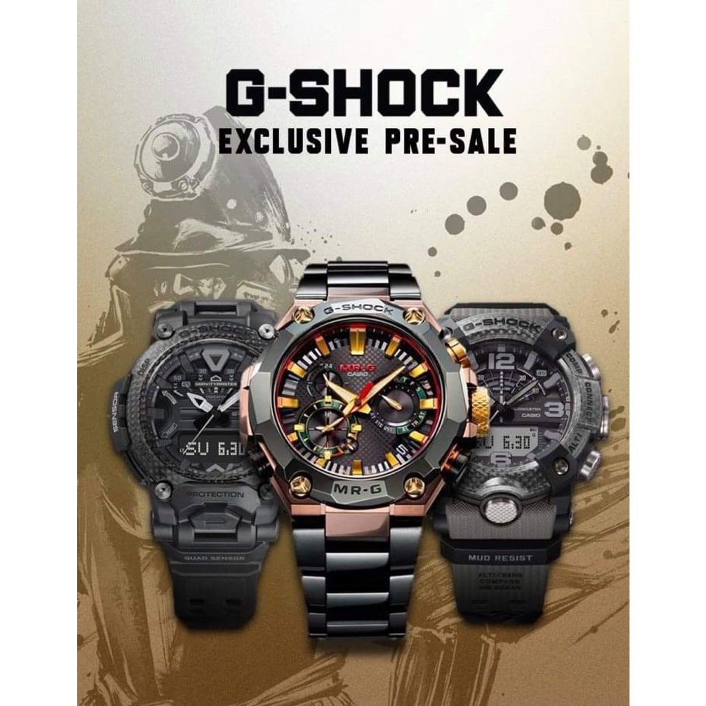 นาฬิกาผู้ชาย Casio G-Shock Limited 25th HANA-BASARA รุ่น MRG-B2000BS-3A จีช็อคของแท้ จากร้าน MIN WATCH