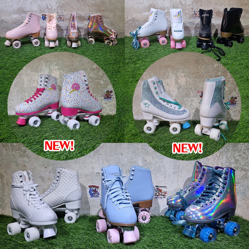 0405 รองเท้า Roller skate ผิวมัน ส้นสูง สำหรับผู้ใหญ่ คุณภาพดี – โปรปัง