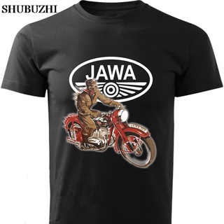 ขายดี!ขายดี เสื้อยืดแขนสั้น พิมพ์ลายรถจักรยานยนต์ Jawa 3D สไตล์คลาสสิกย้อนยุค สําหรับผู้ชาย OBaipp08HBpble66S-5XL